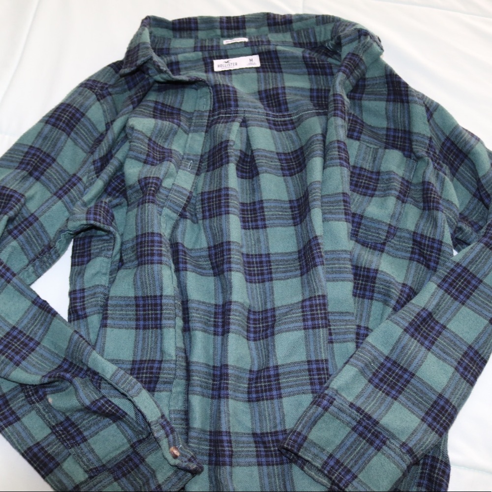 Hollister boyfriend fit flannel / oversized